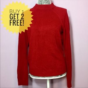 Karen Scott Red Cherry Sweater